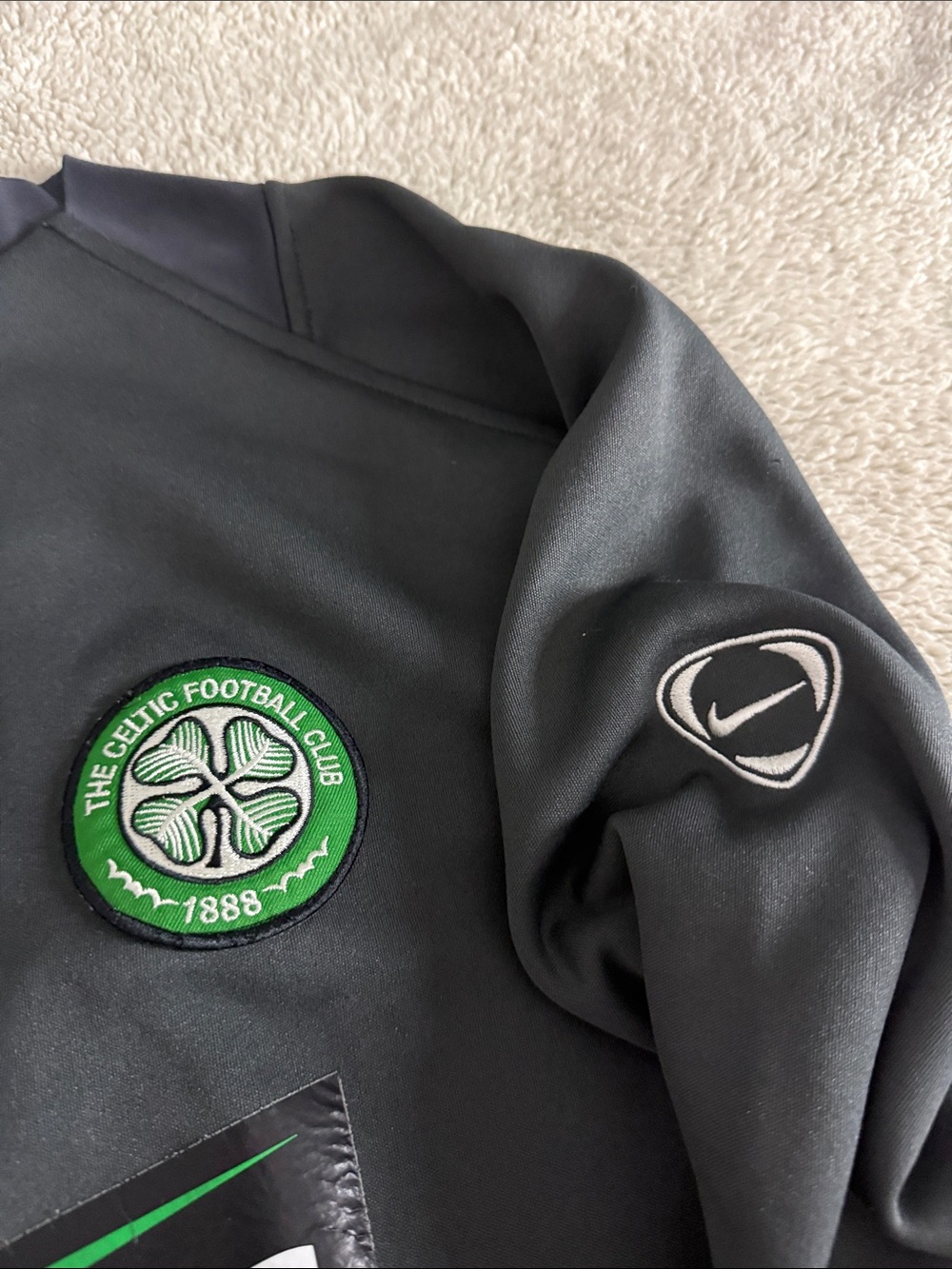 VINTAGE Celtic FC 🏴 2006 Nike Training Team Sweatshirt - Picture 7 of 8